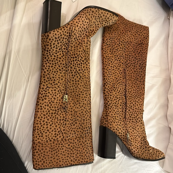 Diane Von Furstenberg Yvonne Pony hair Boots size 10 NWOT perfect - Picture 14 of 14